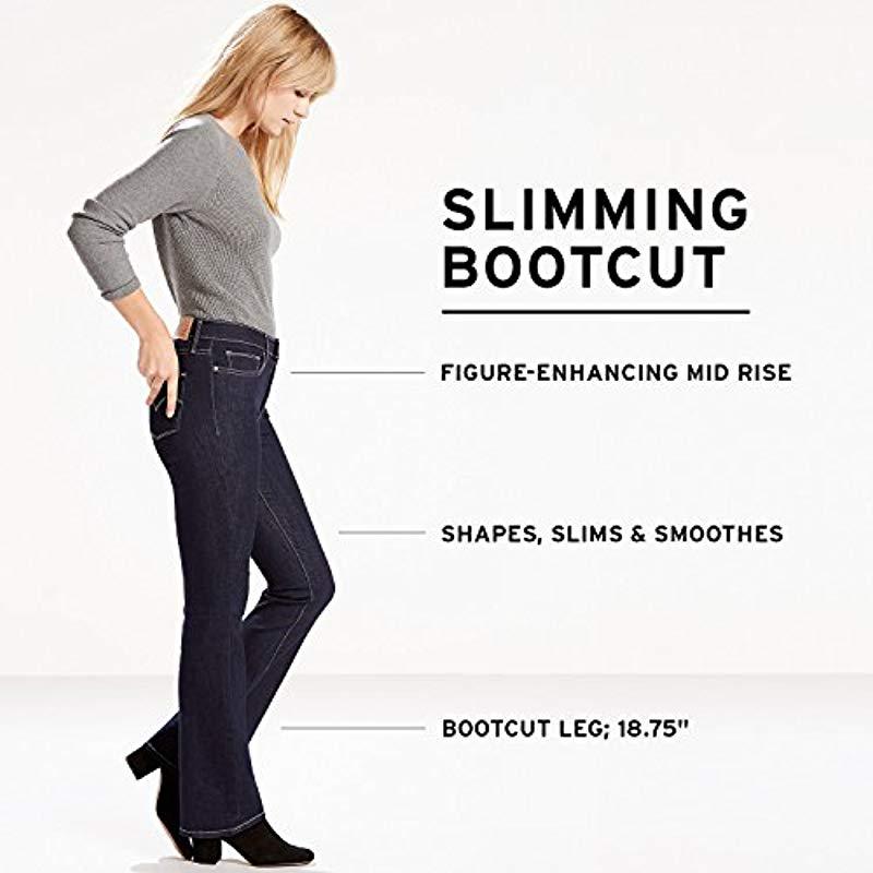 levi's slimming bootcut jeans