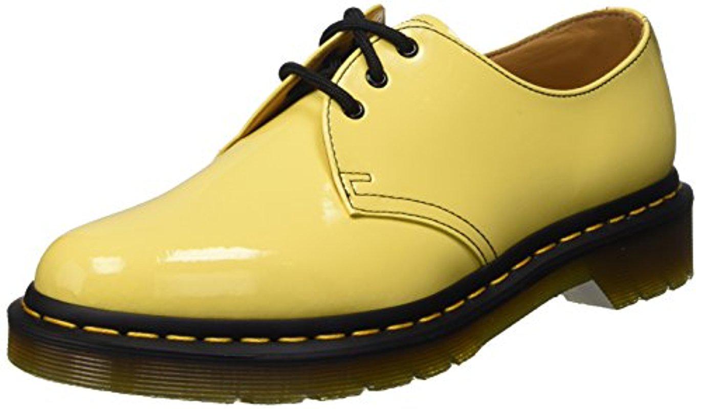 mens yellow dr martens
