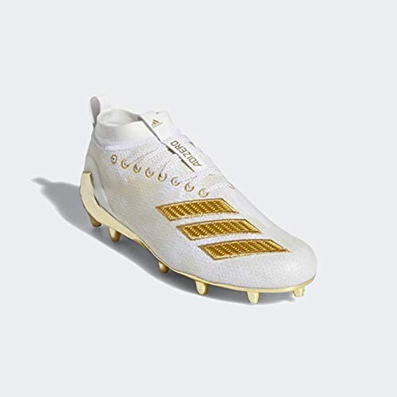 adidas adizero 8.0 white and gold