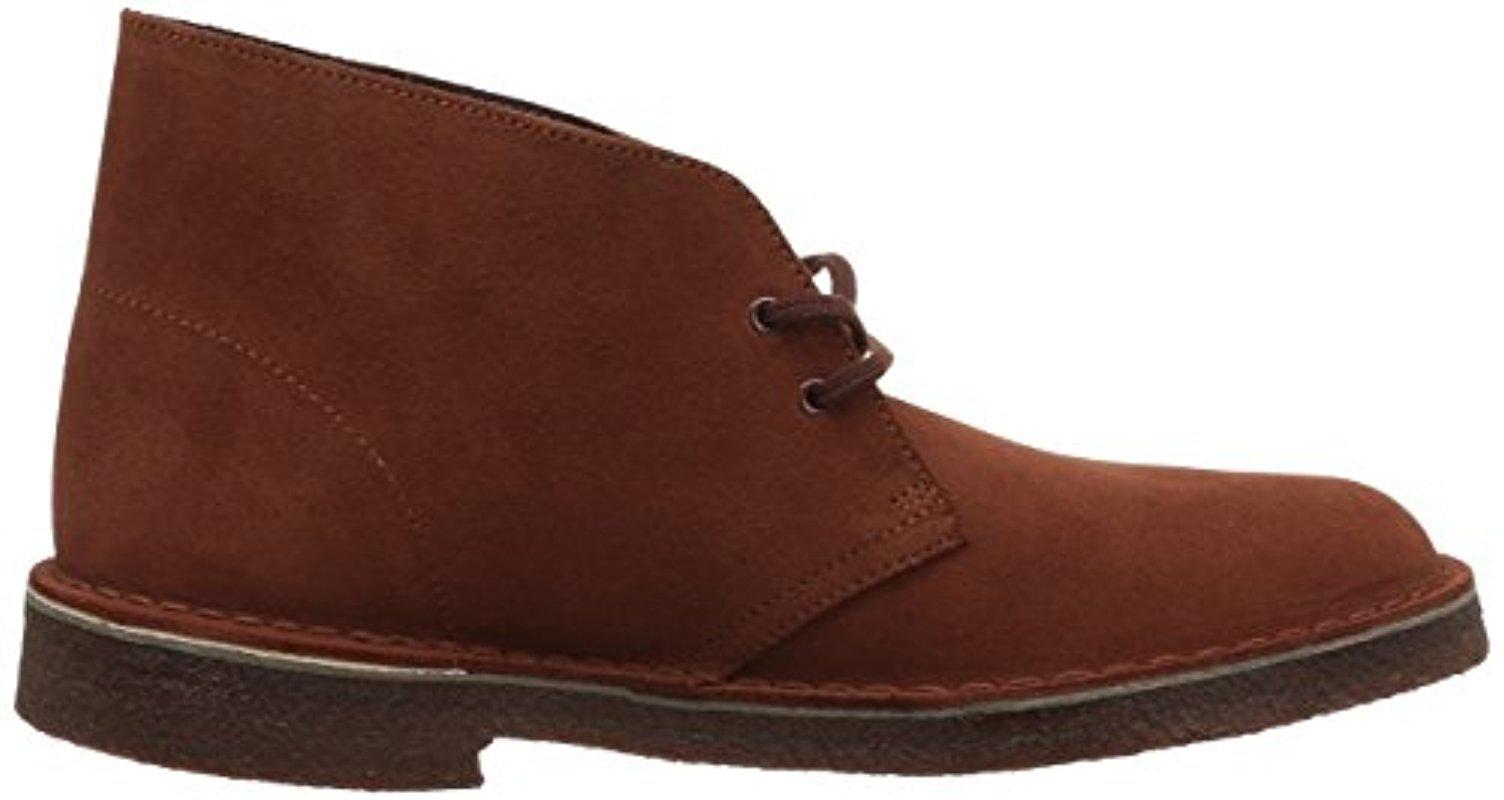 clarks desert boot mahogany