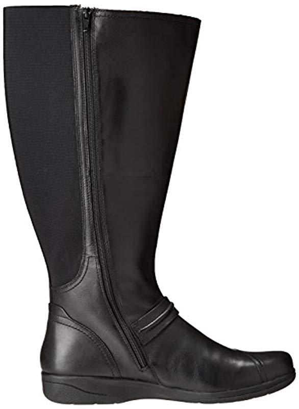 clarks wide calf riding boots