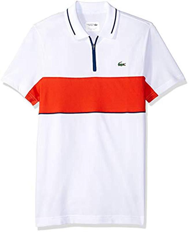 polo zip lacoste