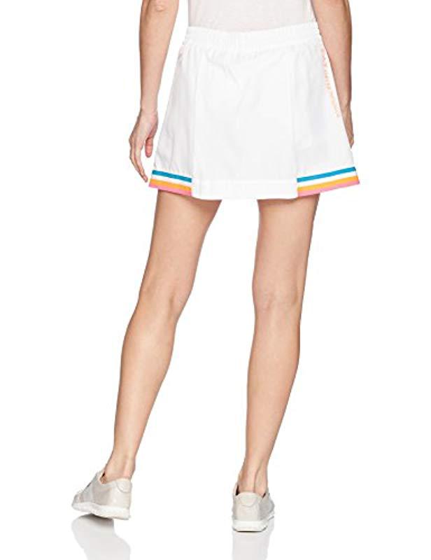 Emporio Armani Ea7 Performance & Stylite Tennis Pro Skirt With Shorts in  White | Lyst