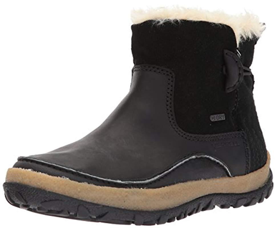 Merrell Tremblant Pull On Polar Waterproof Snow Boot, Black, M