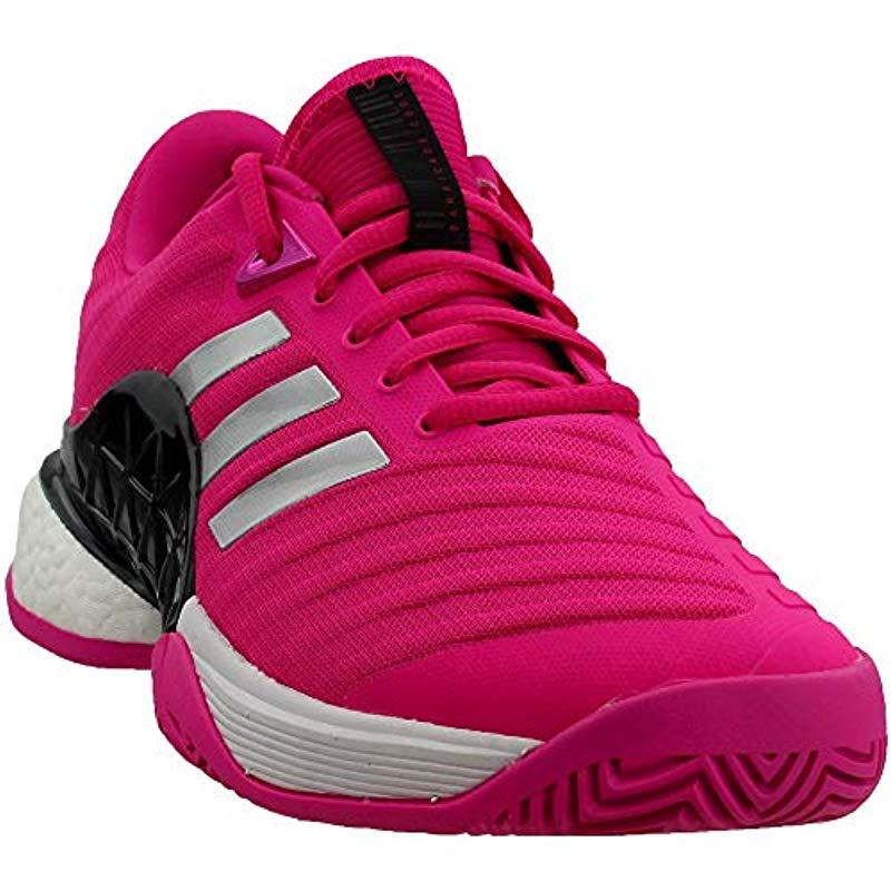 adidas Barricade 2018 Tennis Shoe in Pink for Men Lyst