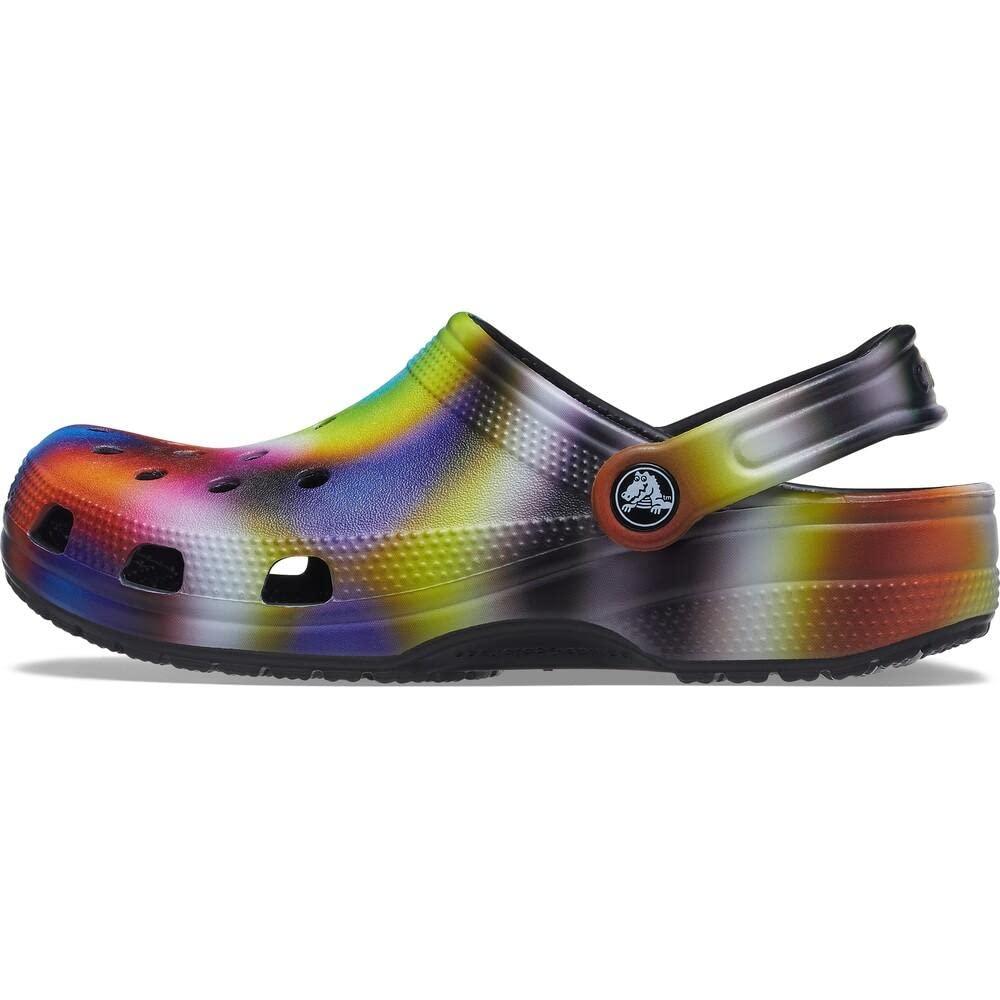 Crocs™ Adult Classic Solar Rainbow Clogs in Black | Lyst