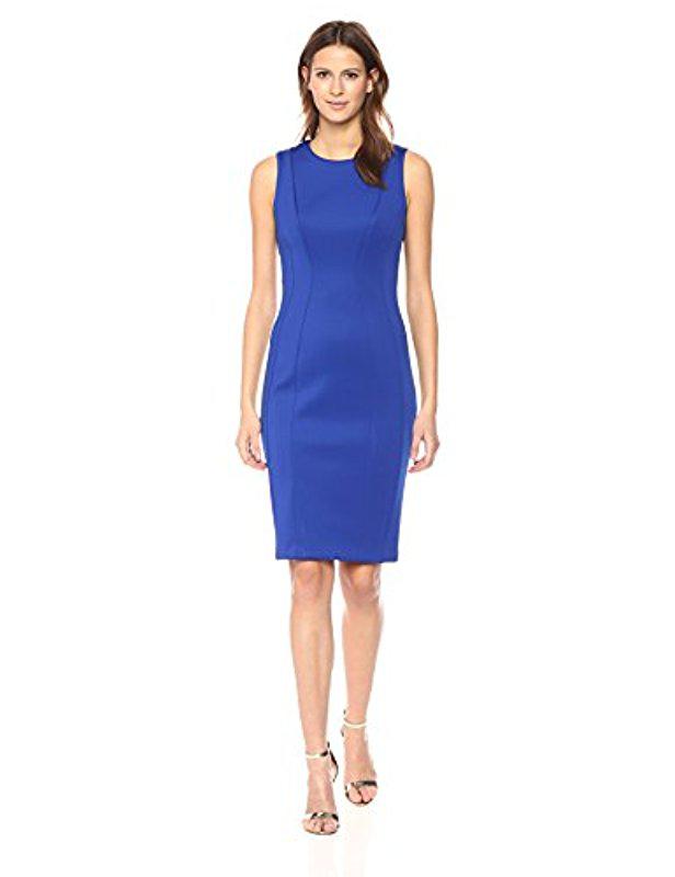 calvin klein regatta sheath dress