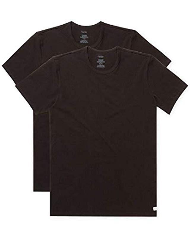 calvin klein black undershirts