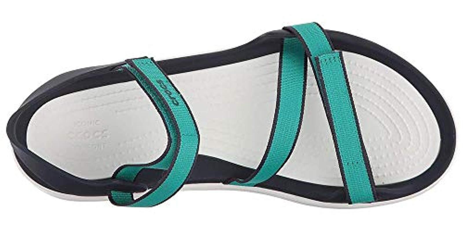 crocs webbing sandals