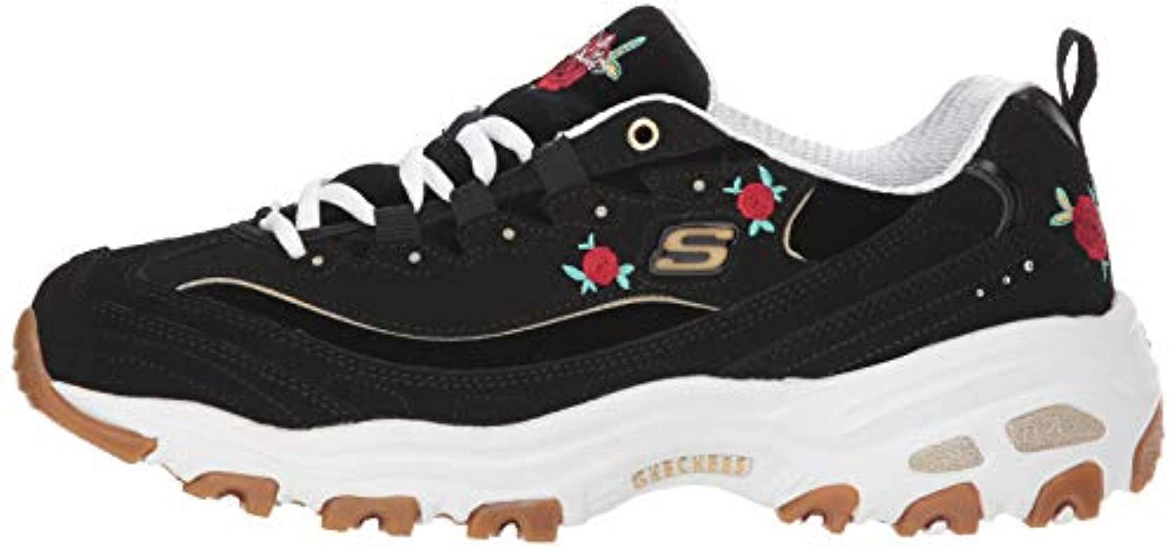 Skechers store with roses