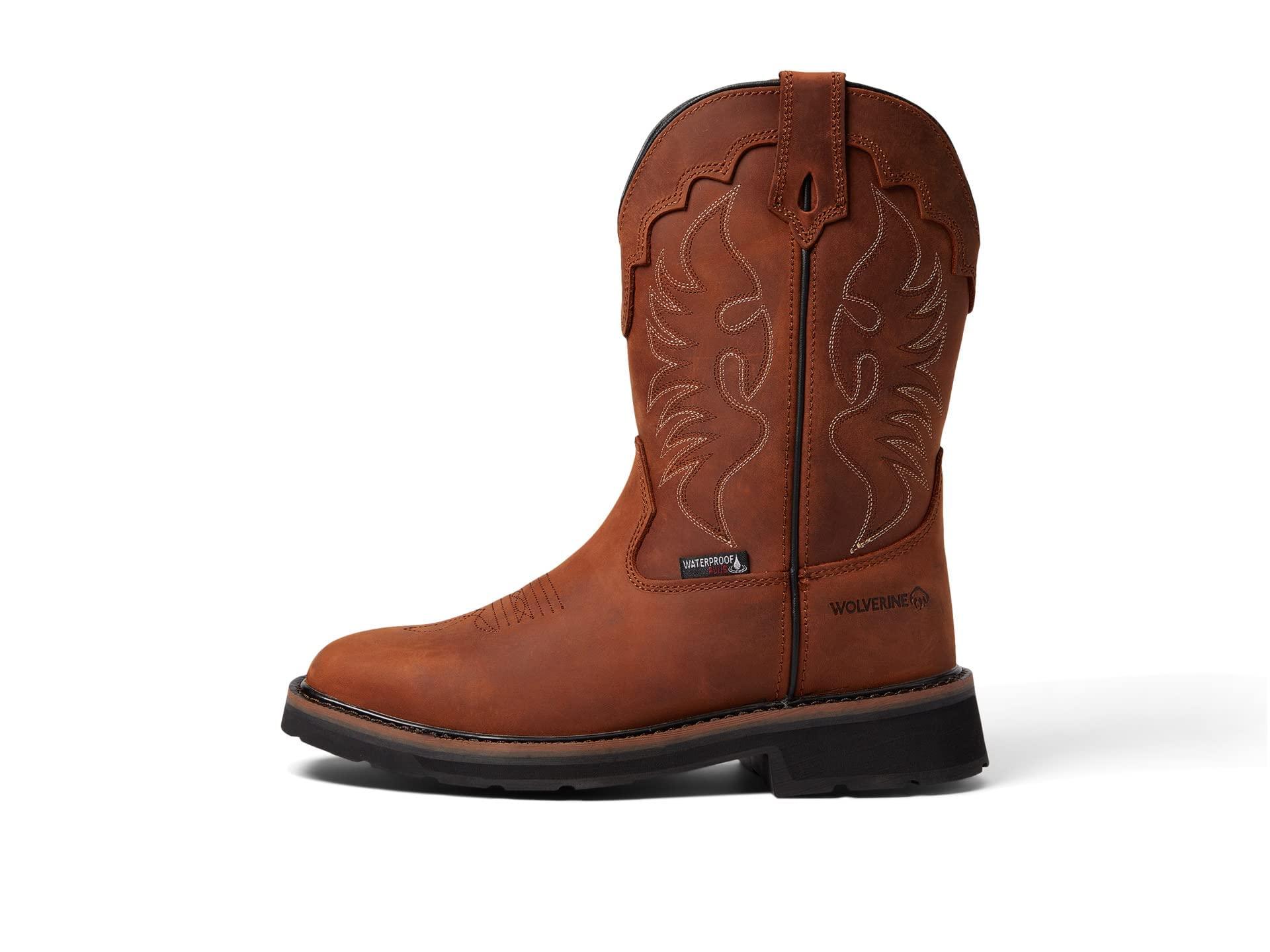 Wolverine Rancher Wellington Steel Toe Western Boot in Brown | Lyst