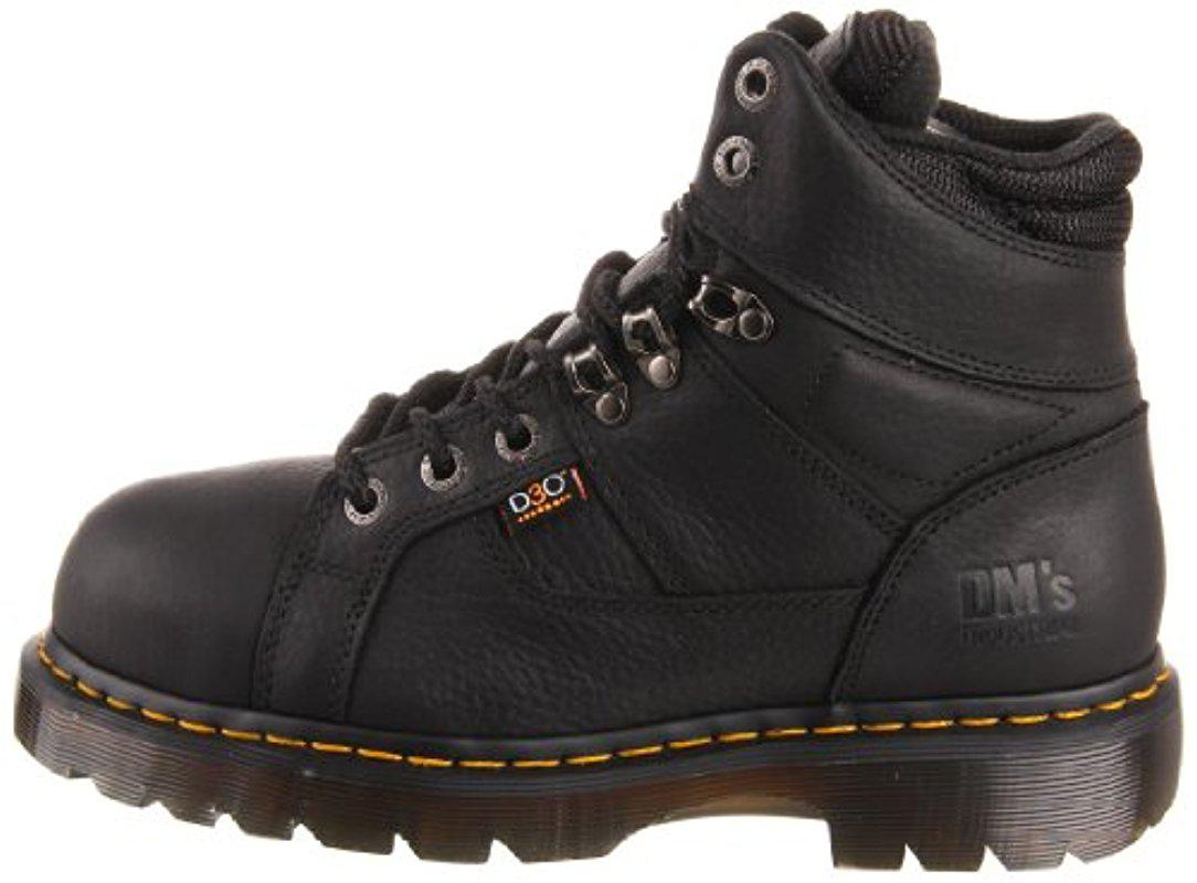 Dr. Martens Leather S Ironbridge Mg 8 Tie Met Guard Boot, Uk: 11 Uk, Black  for Men - Save 17% - Lyst