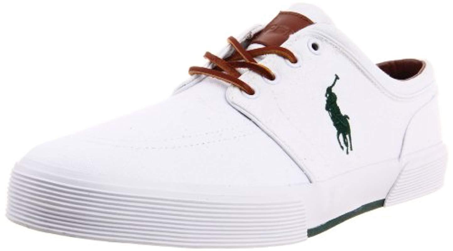 ralph lauren white sneakers