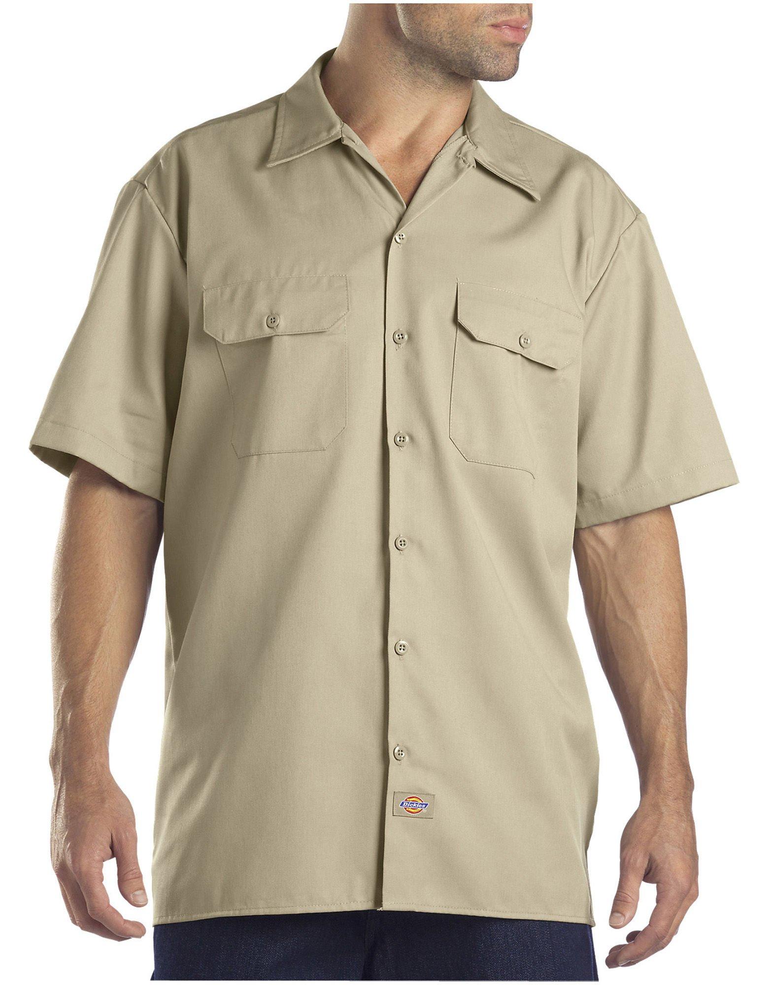 Dickies Long/S Work Shirt Khaki Arbeitshemd Hemden