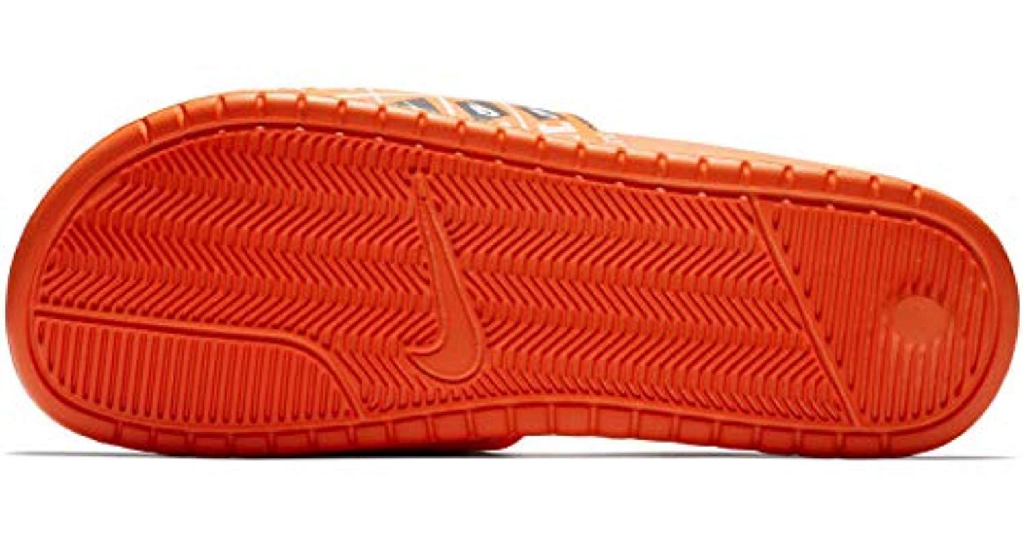 nike just do it slides orange