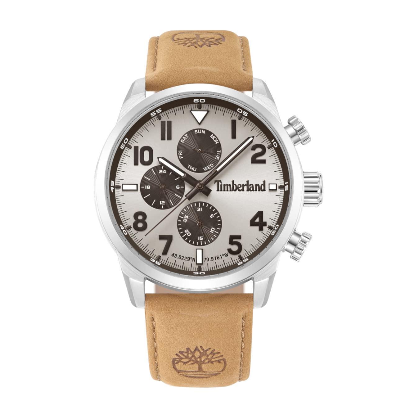 Timberland Analog Quarz Uhr mit Leder Armband TDWGF0009503 in Braun für  Herren | Lyst DE