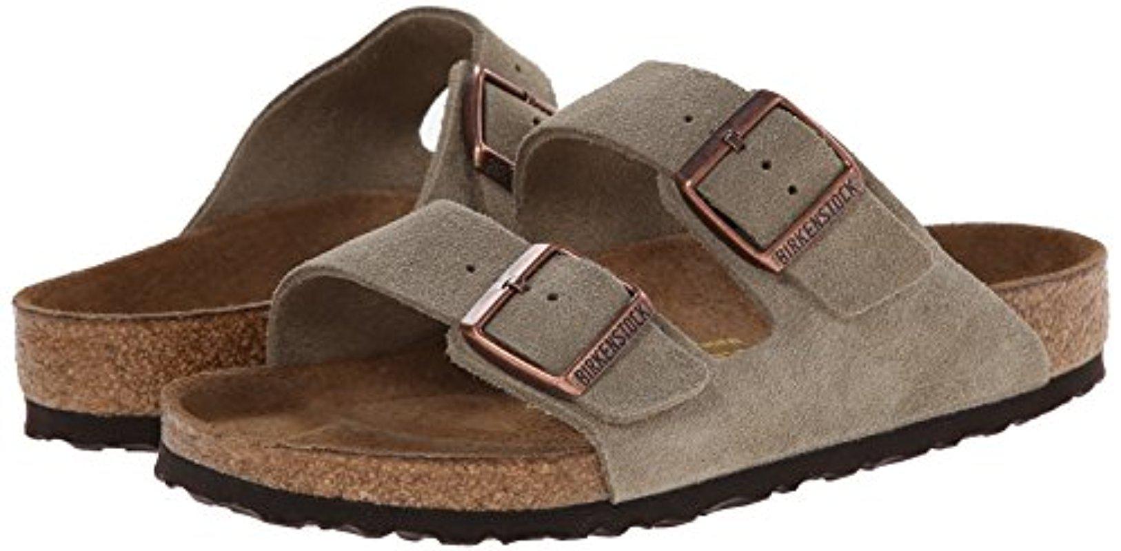 brown suede birkenstocks