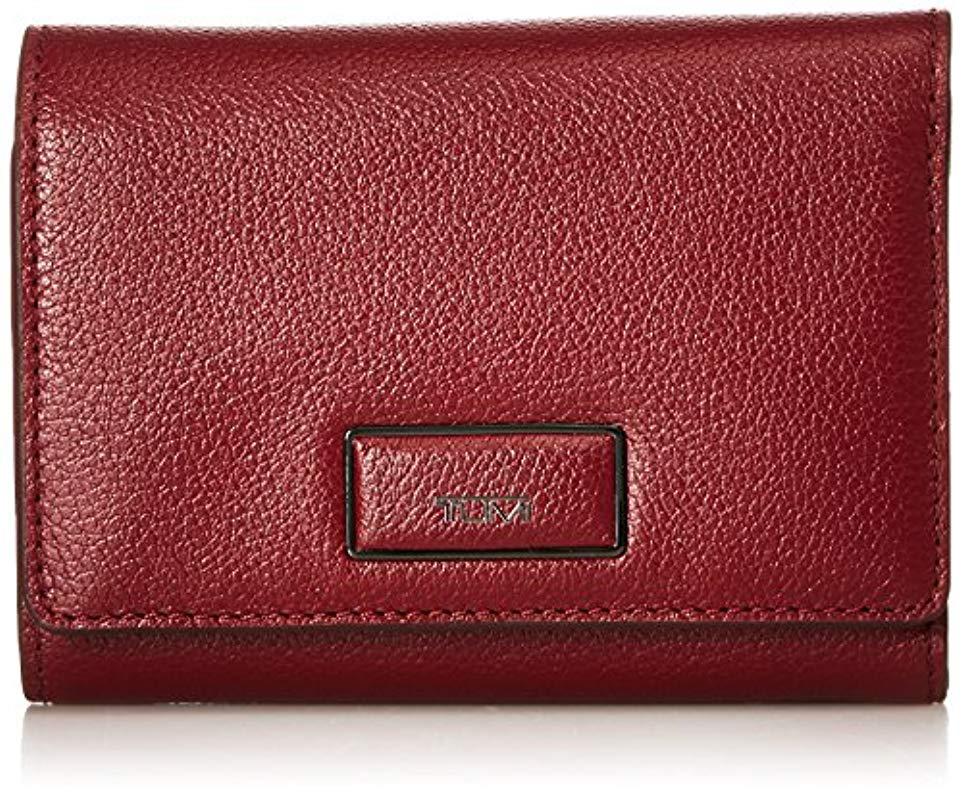 tumi tri fold wallet