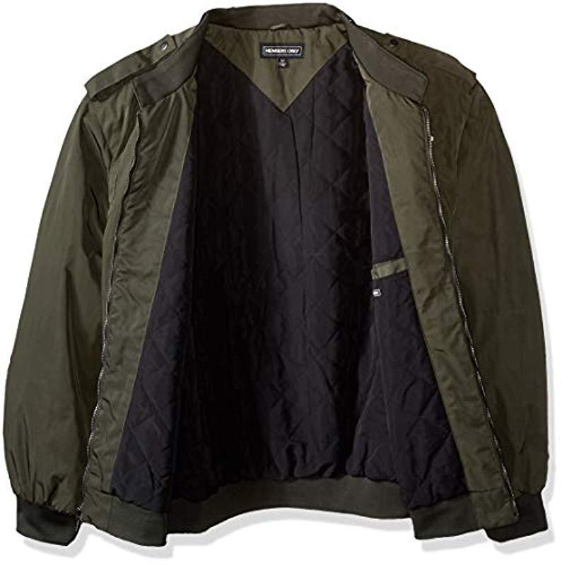 Members Only Big And Tall Cold Weather Original Iconic Racer
