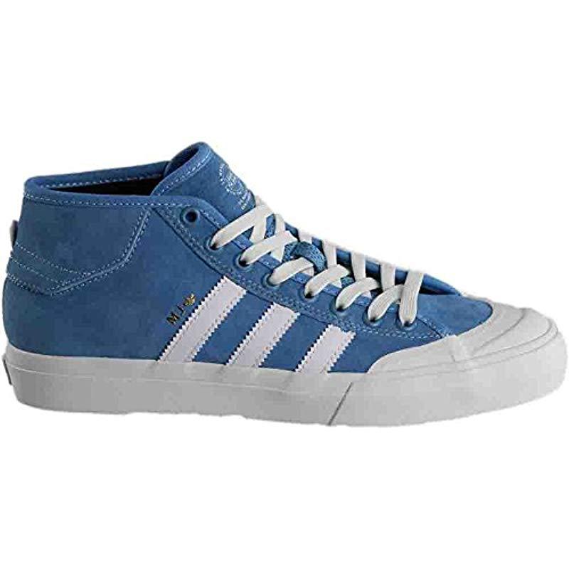 adidas matchcourt mid blue