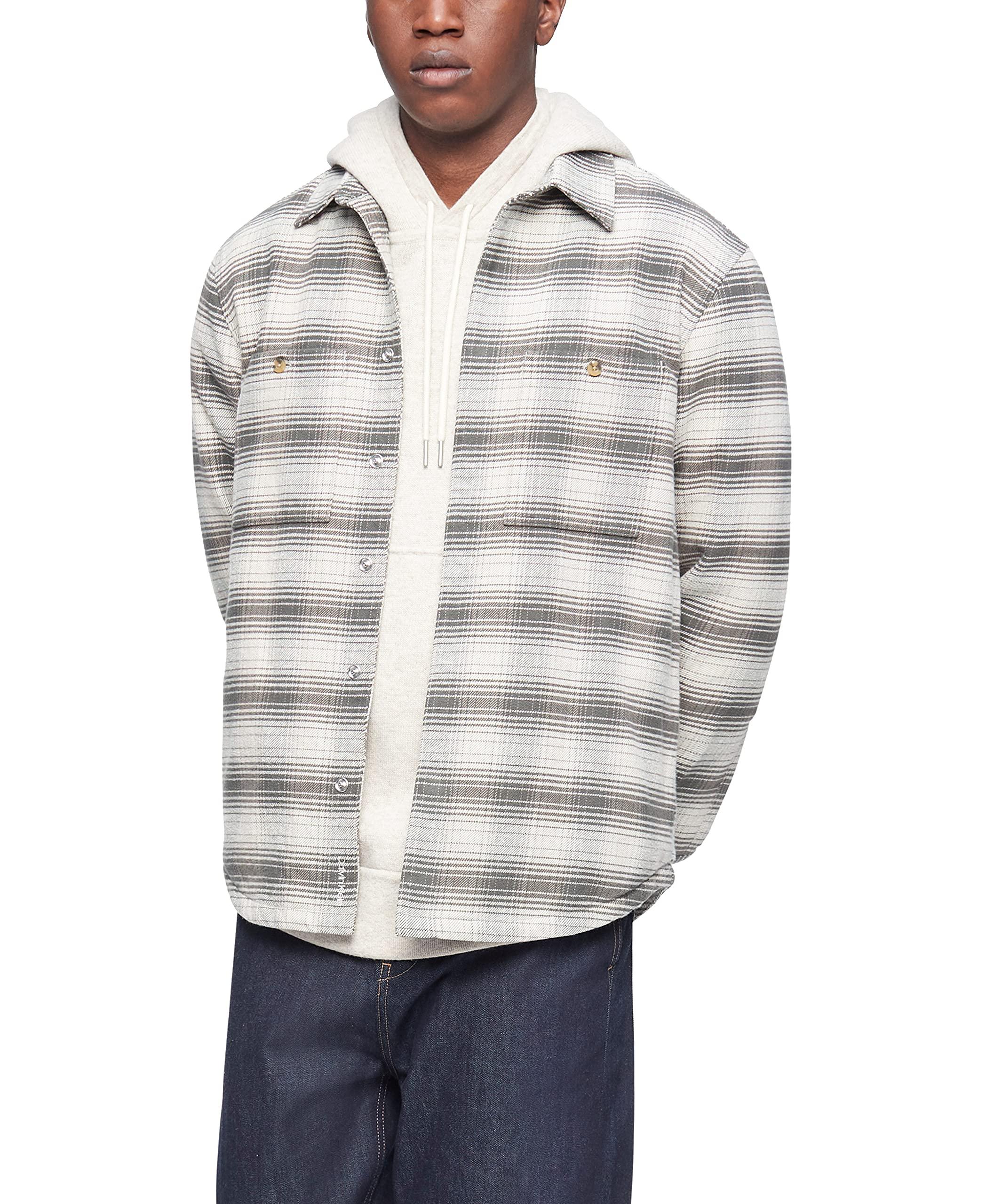 Calvin Klein Heavy Flannel Plaid Pocket 
