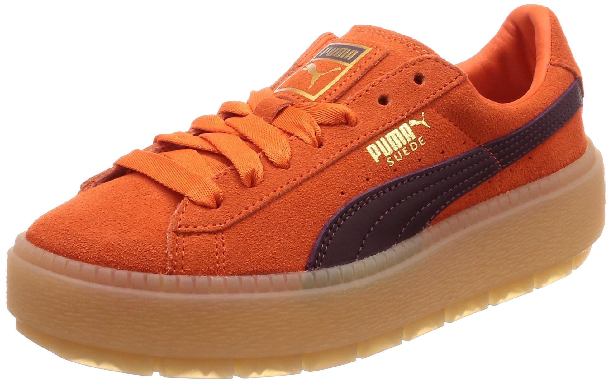 Puma platform trace sneakers in clearance yellow