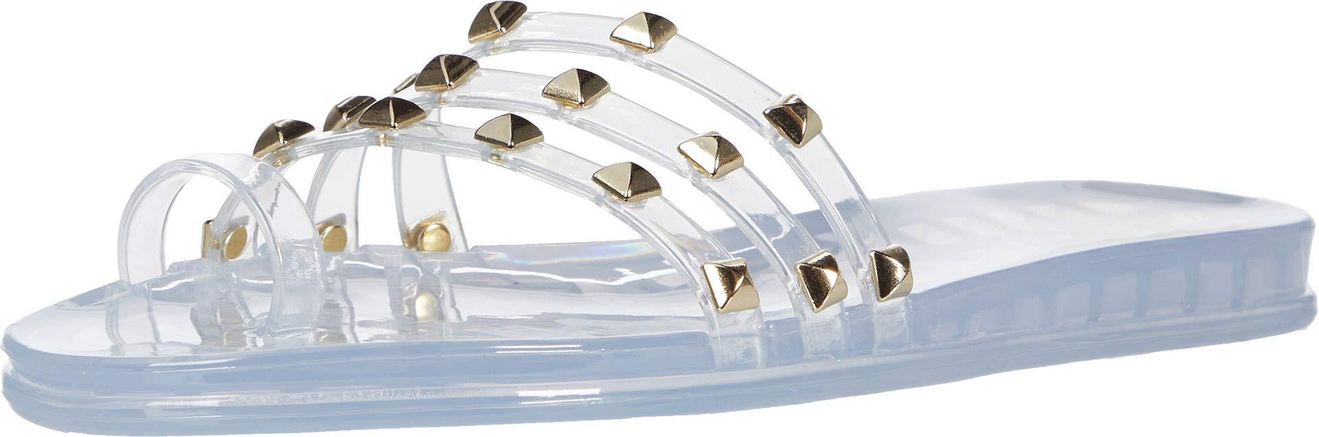 vince camuto studded jelly sandals