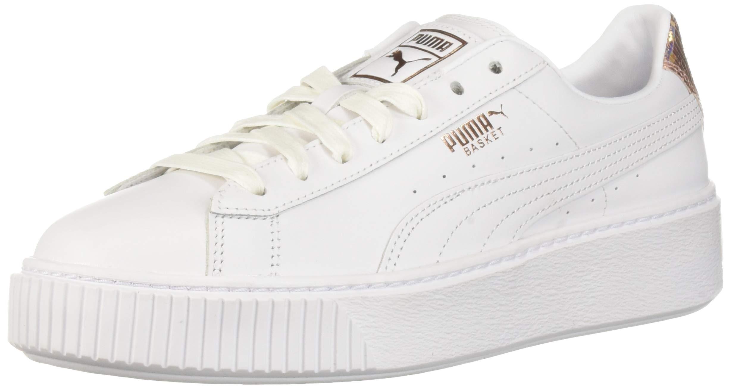 PUMA Platform ( White/rose Gold) | Lyst