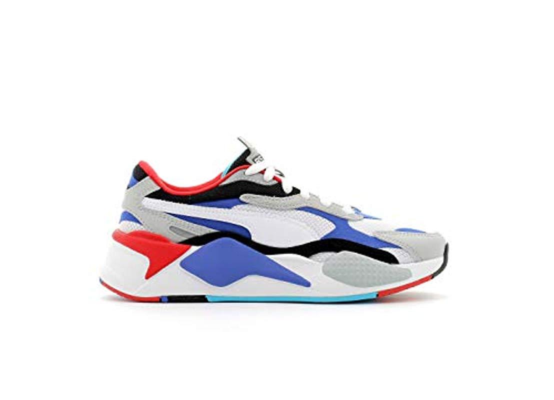 PUMA Suede Rs-x3 Puzzle Sneakers in Blue for Men - Lyst