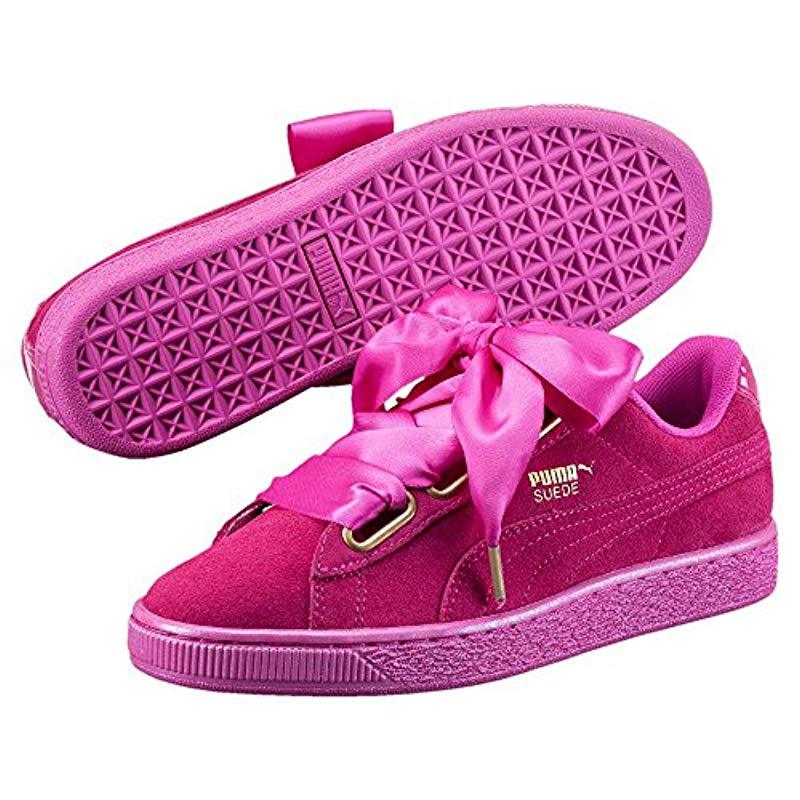puma shoes pink ribbon