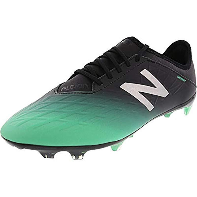 New Balance Furon V5 Soccer Shoe Neon Emerald Black Silver 2 7 D