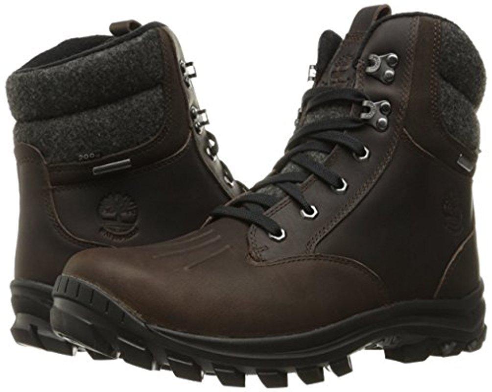 timberland men's ek chillberg mid wp winter boots
