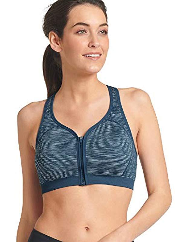 jockey zip front bra