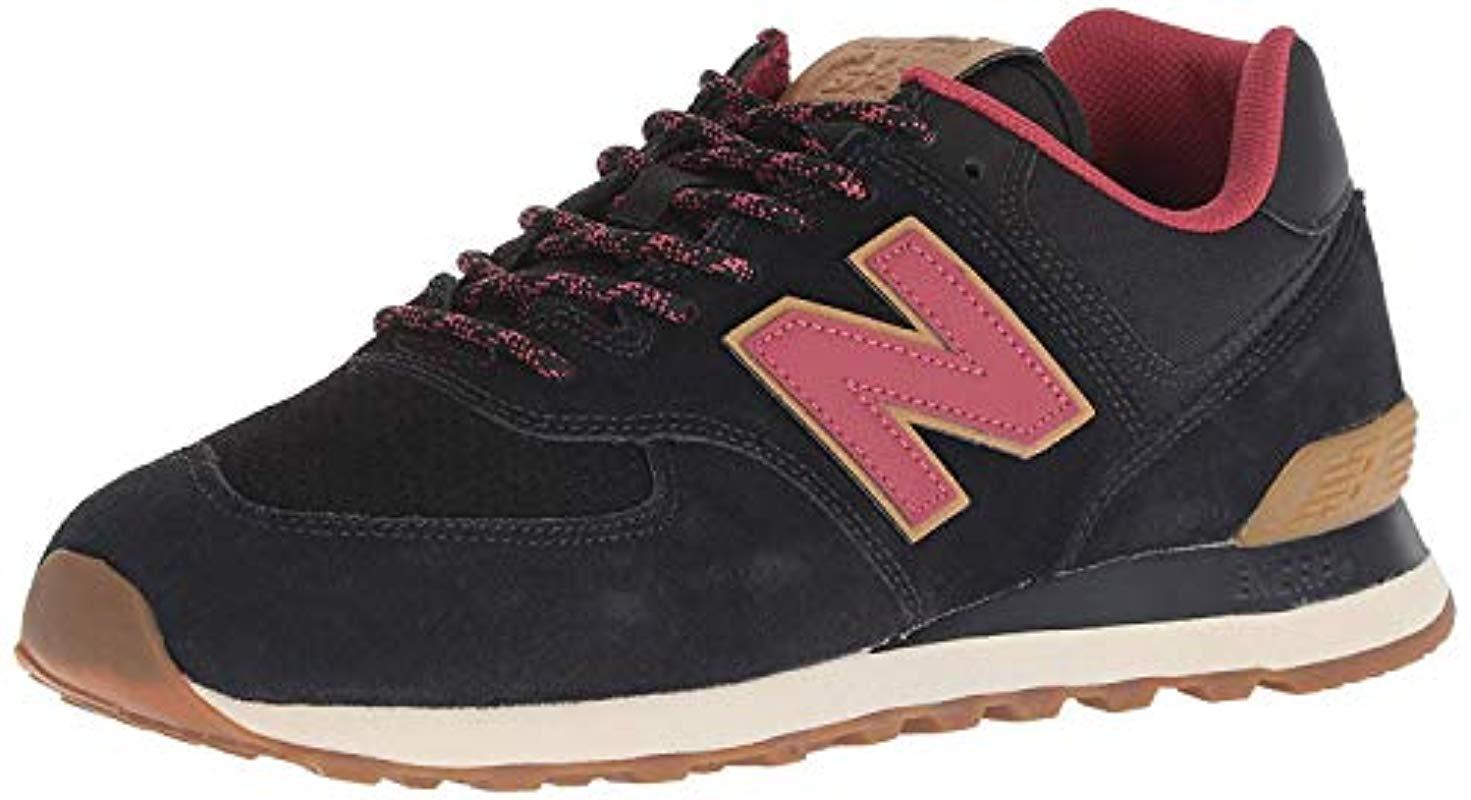 new balance 574 black earth red