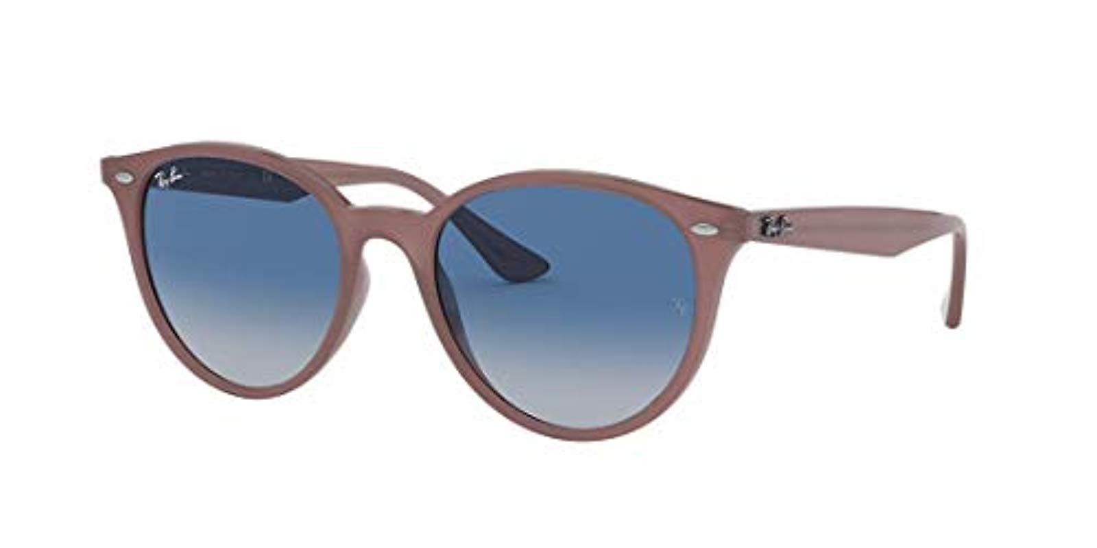 Ray Ban Rb4305 Round Sunglasses Non Polarized Opal Antique Pink Grey Gradient Dark Blue 53 Mm Lyst Ray Ban Rb4305 Round Sunglasses Non Polarized Opal Antique Pink Grey Gradient Dark Blue 53 Mm Lyst