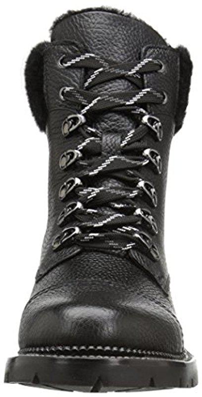 Frye Leather Samantha Hiker Combat Boot in Black - Save 51% | Lyst