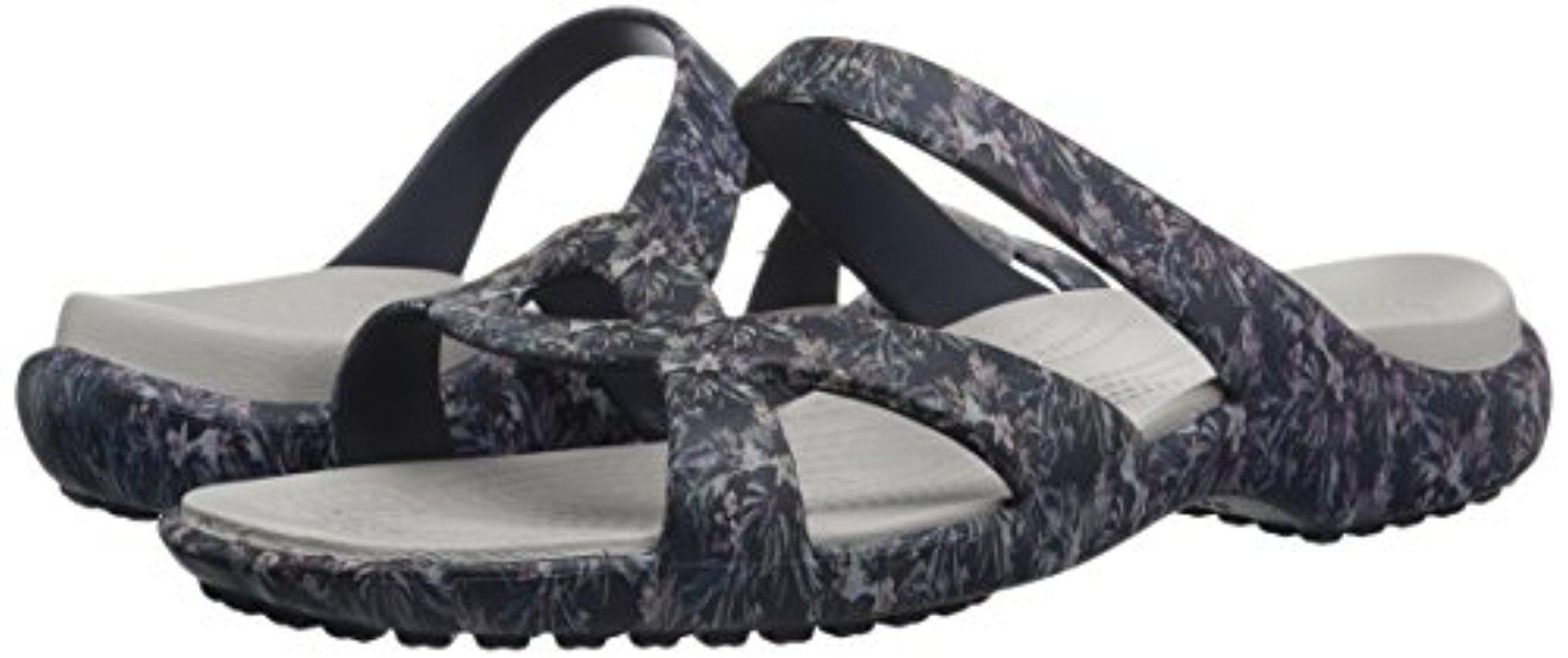 crocs meleen twist graphic sandal