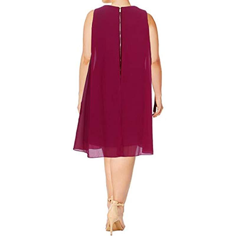 vince camuto purple dress