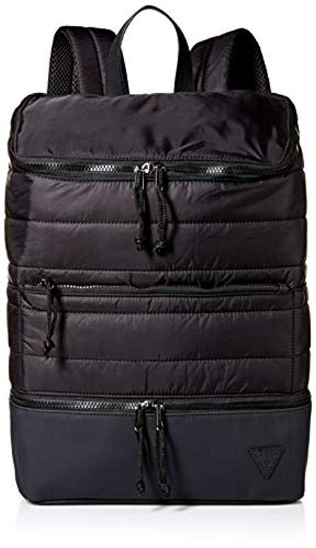 guess quilted backpack