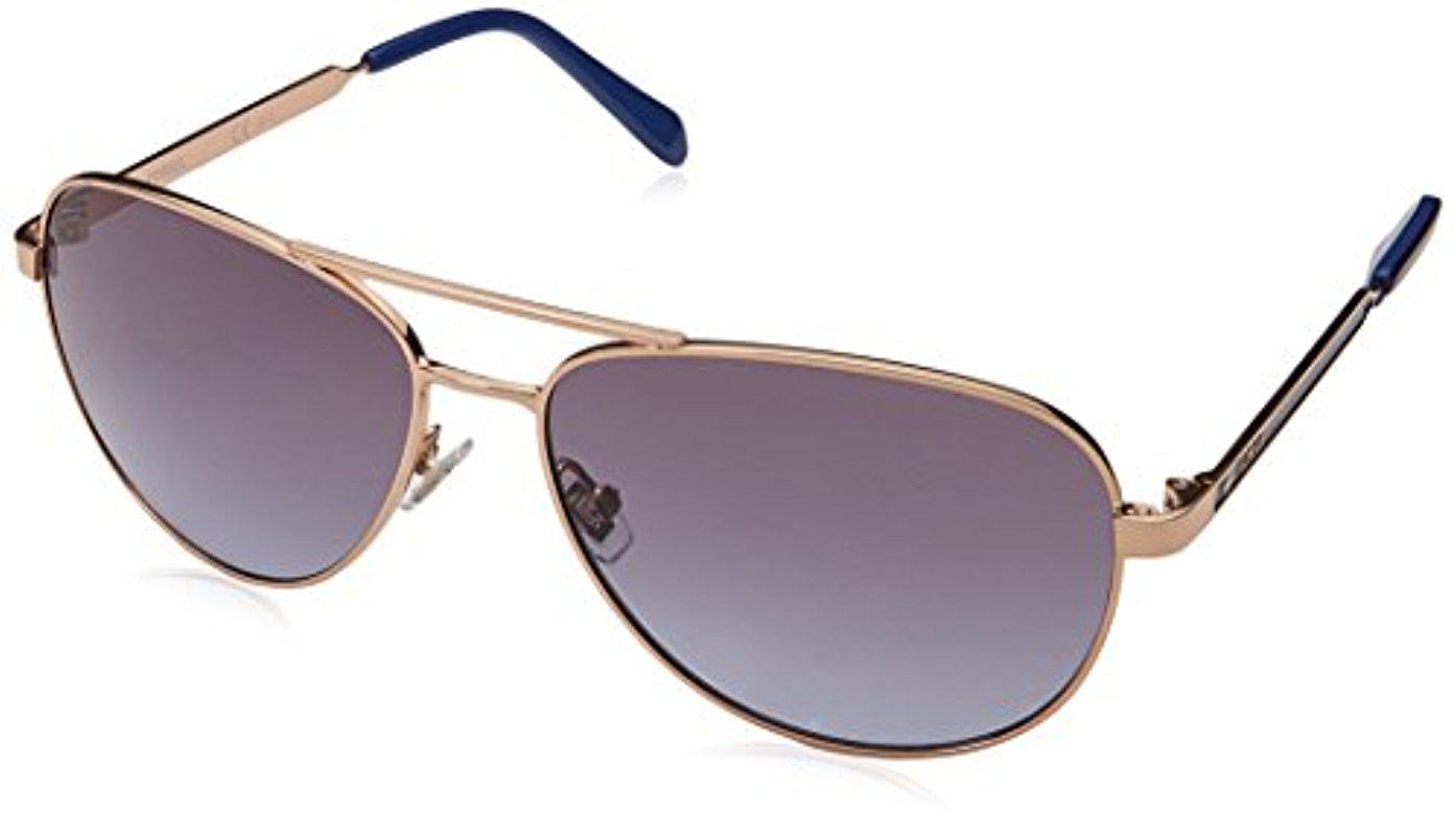 fossil rose gold sunglasses