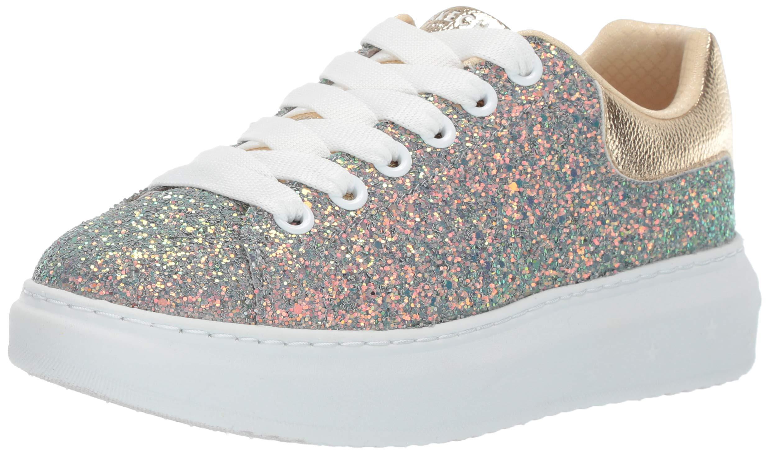 skechers black glitter trainers