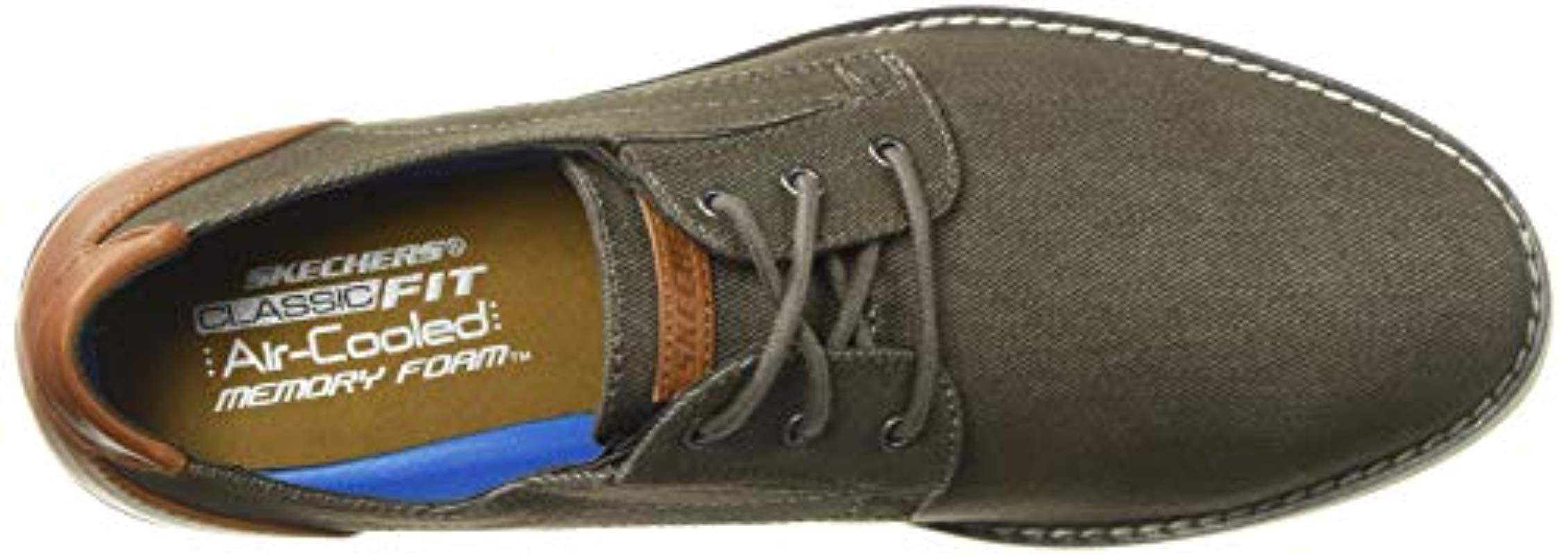 zapatos skechers classica marron