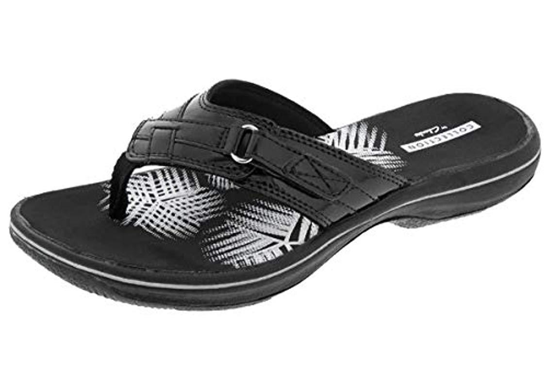 clarks breeze lane flip flop sandals