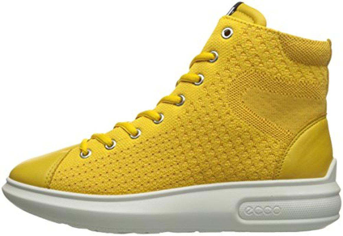 ecco yellow sneakers