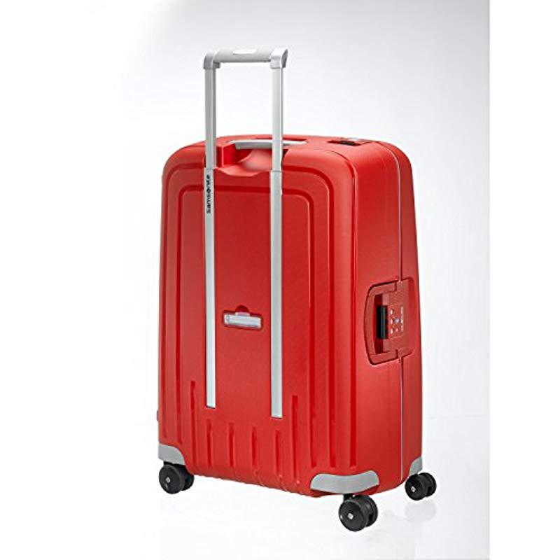 Samsonite S'cure Hardside Luggage in Red | Lyst