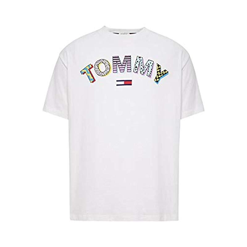 tommy jeans retro logo tee