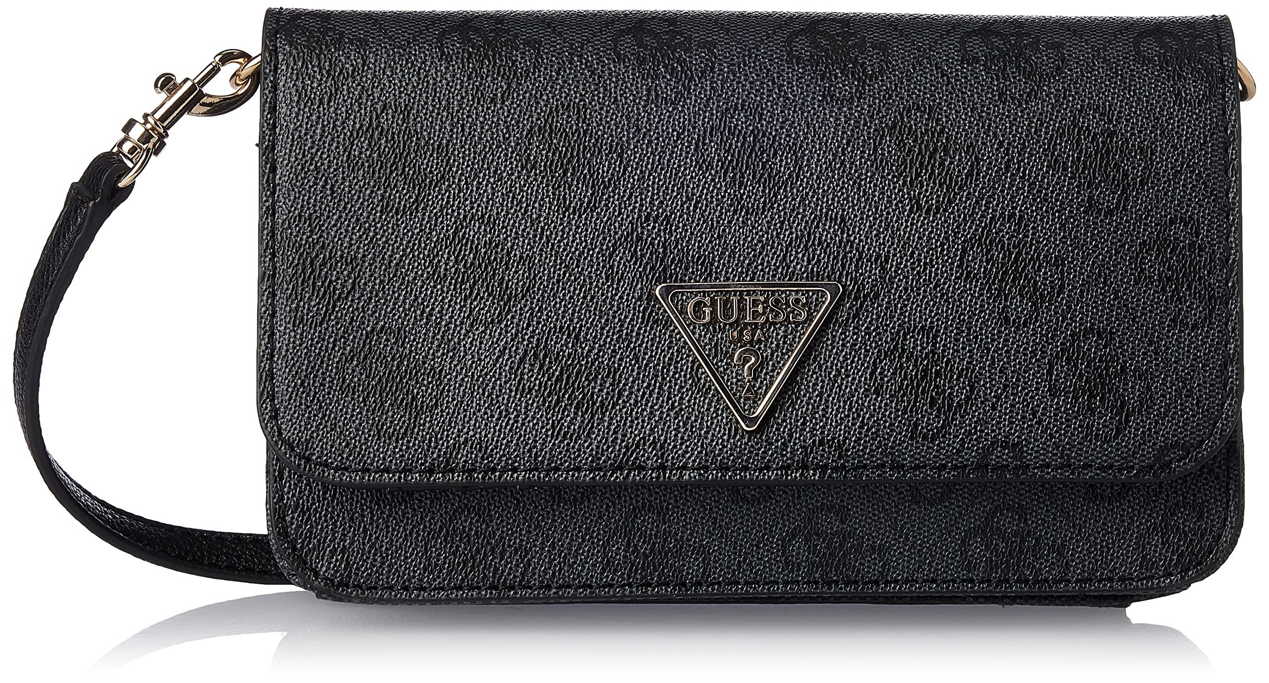 Guess Noelle Xbody Flap Organiser Bag in Black | Lyst