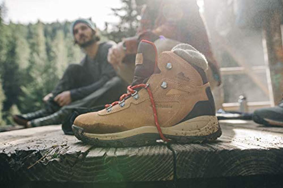 Columbia Leather Newton Ridge Plus Waterproof Amped Hiking Boot, Elk,  Mountain Red, 11 Wide Us | Lyst UK