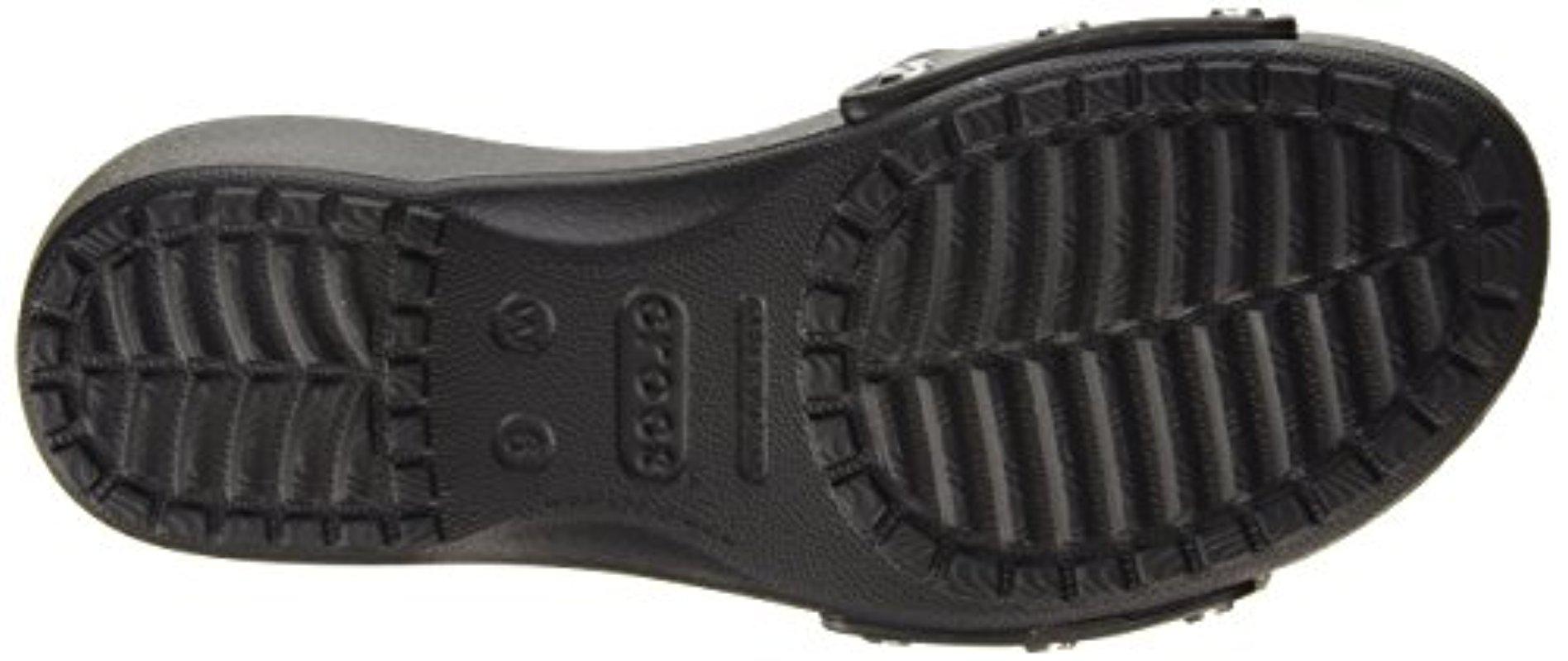 crocs women's sarah w wedge sandal