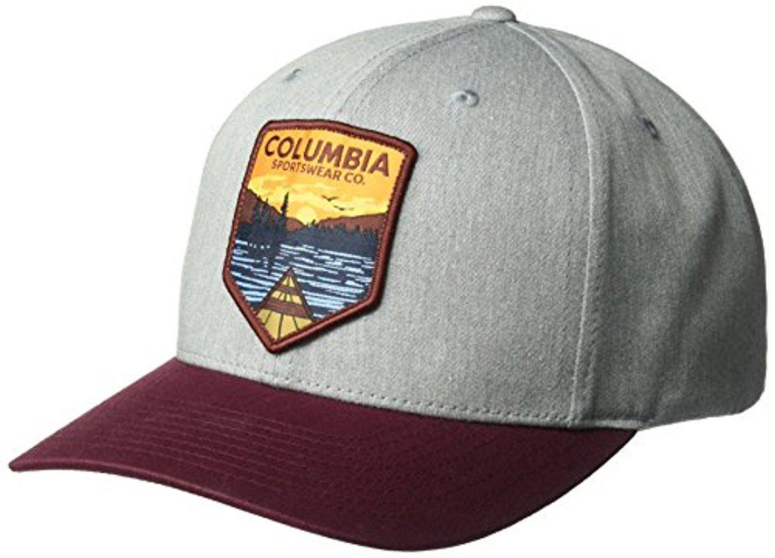 maroon columbia hat
